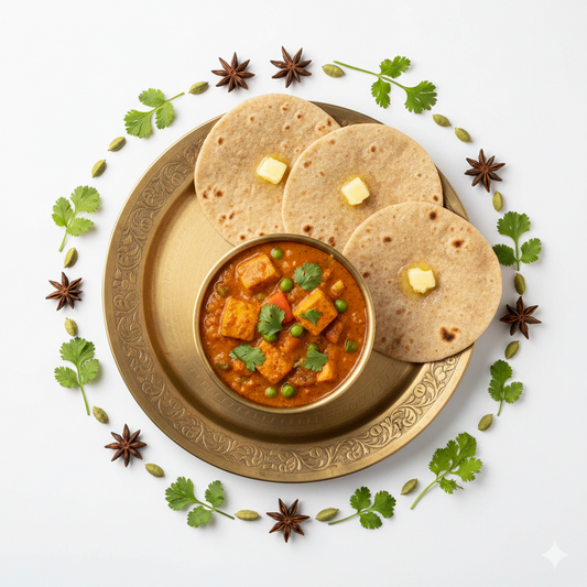Mix Veg Paneer with 3 Chapati